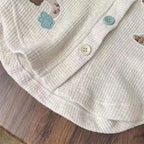Baby Girl Knitted Cardigan, Warm Toddler Sweater Autumn Winter