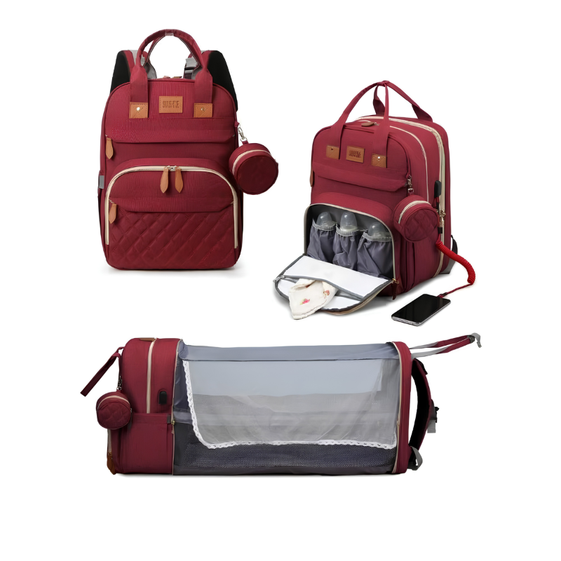3-in-1 changing backpack with fold-out changing bed - photo 11