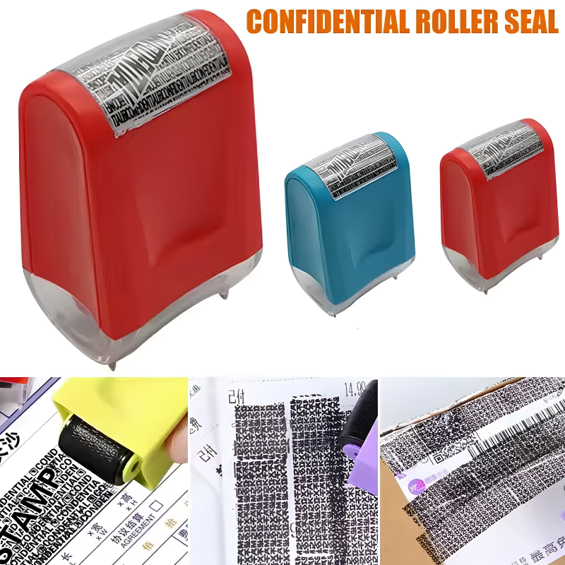 Confidential info roller stamp for post and paperwork privacy - photo 1