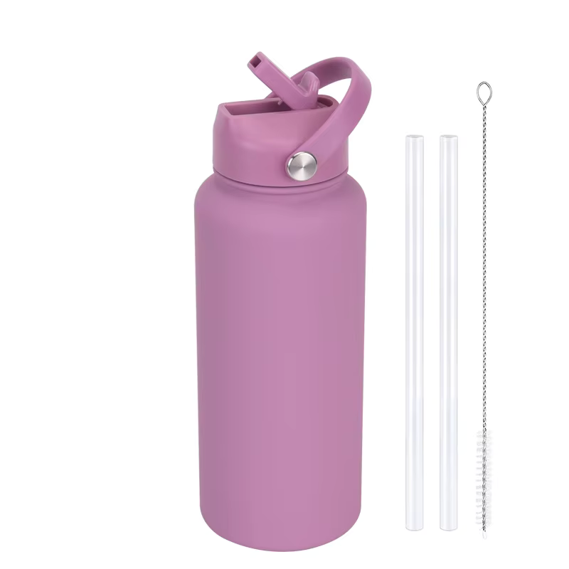 Personalised 1L water bottle with straw - photo 13