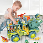 Dino transport truck toy with mini dinosaur figures - photo 1