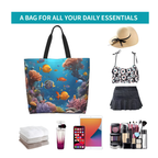 Coral reef print canvas tote bag - photo 4