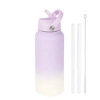 Personalised 1L water bottle with straw - photo 2