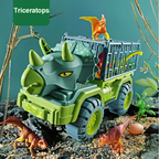 Dino transport truck toy with mini dinosaur figures - photo 4