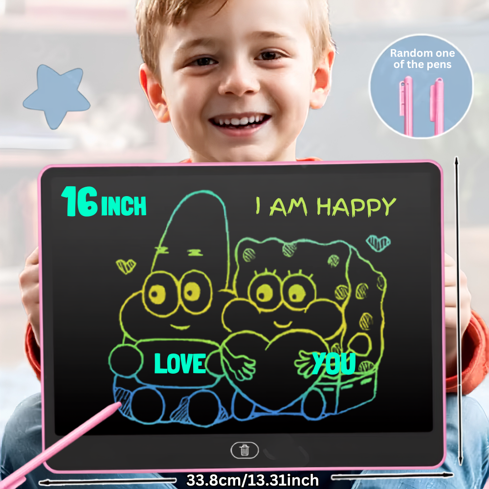 Kids LCD doodle board screen-free drawing toy - photo 10