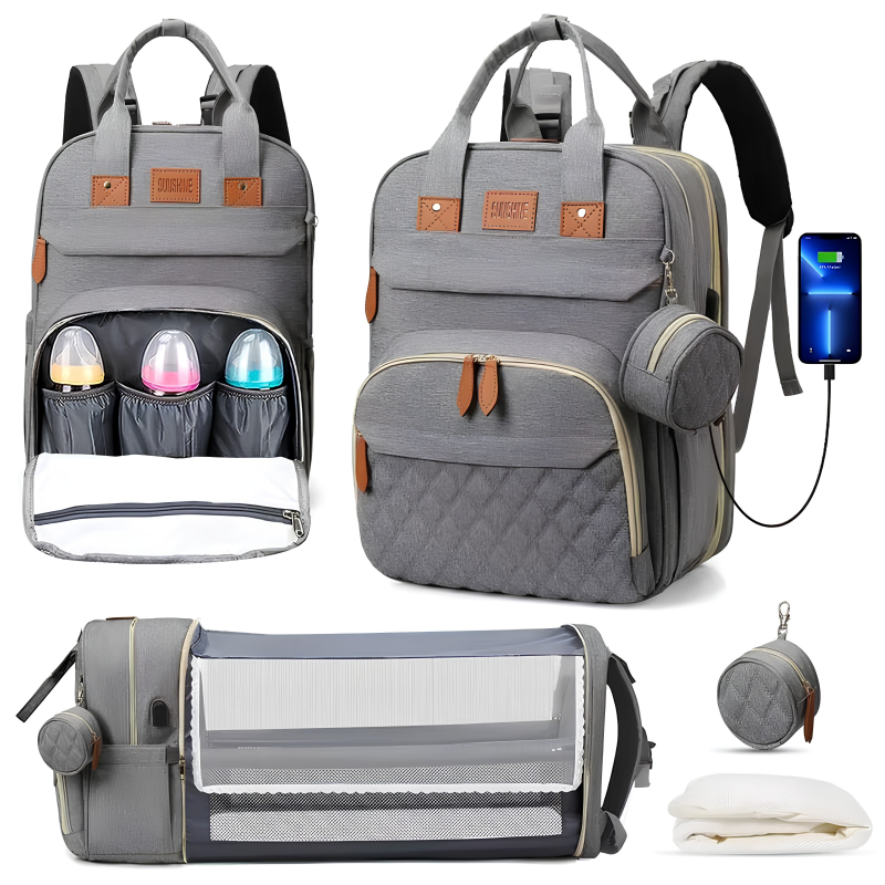 3-in-1 changing backpack with fold-out changing bed - photo 1