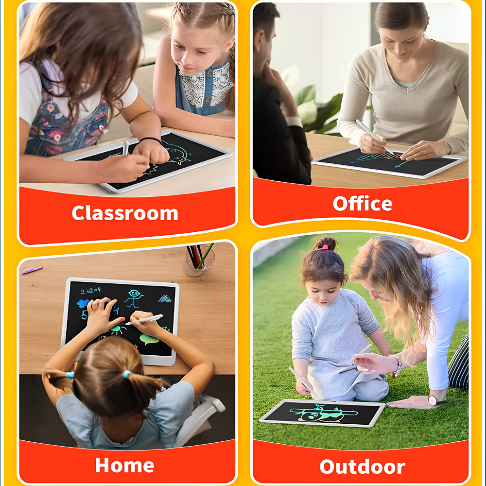 Kids LCD doodle board screen-free drawing toy - photo 3