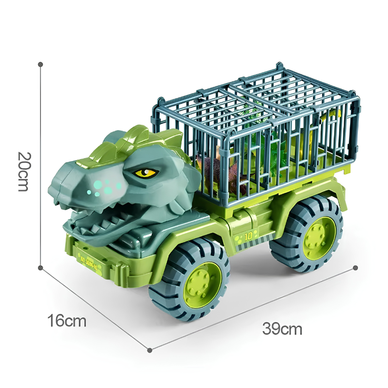 Dino transport truck toy with mini dinosaur figures - photo 5