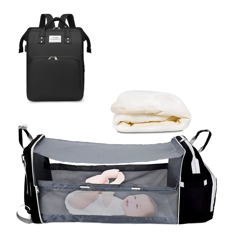 3-in-1 changing backpack with fold-out changing bed - photo 12