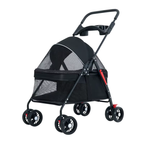 Easy-fold pet stroller for cats and small dogs - photo 1