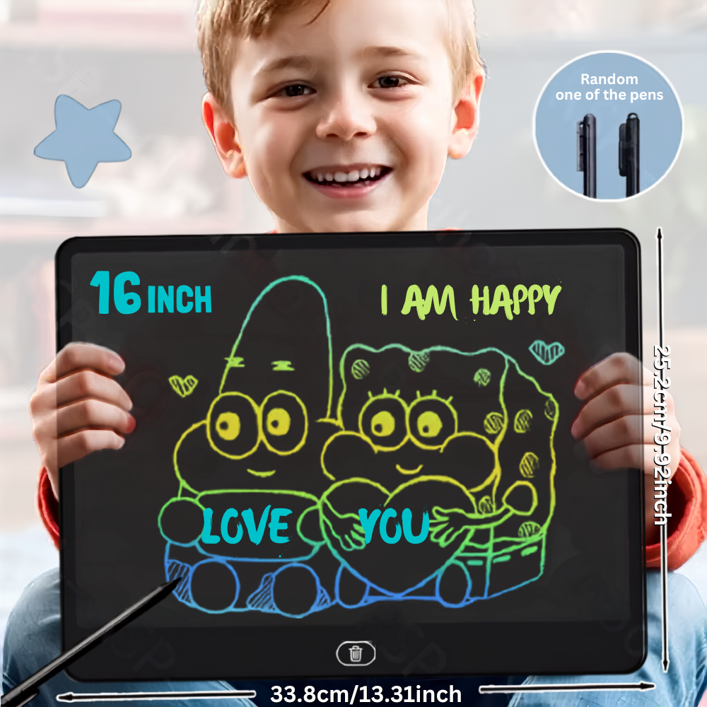 Kids LCD doodle board screen-free drawing toy - photo 9