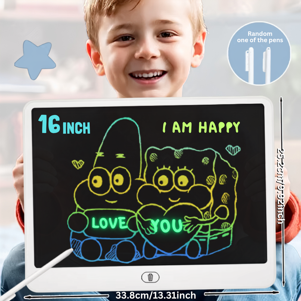 Kids LCD doodle board screen-free drawing toy - photo 8