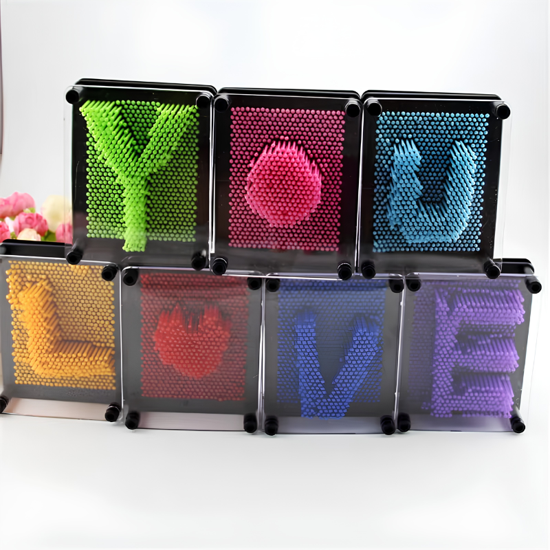 3D pin art hand mould sensory fidget toy - photo 6