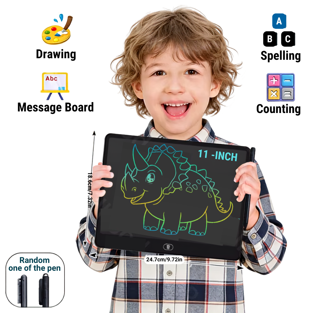 Kids LCD doodle board screen-free drawing toy - photo 14