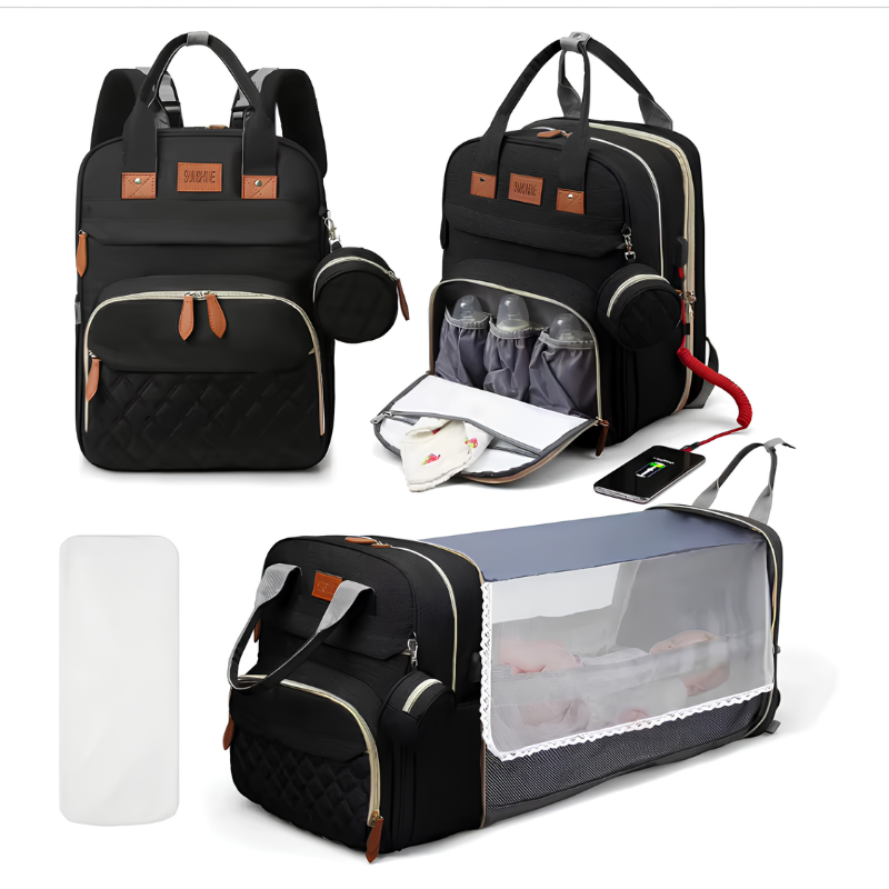 3-in-1 changing backpack with fold-out changing bed - photo 10