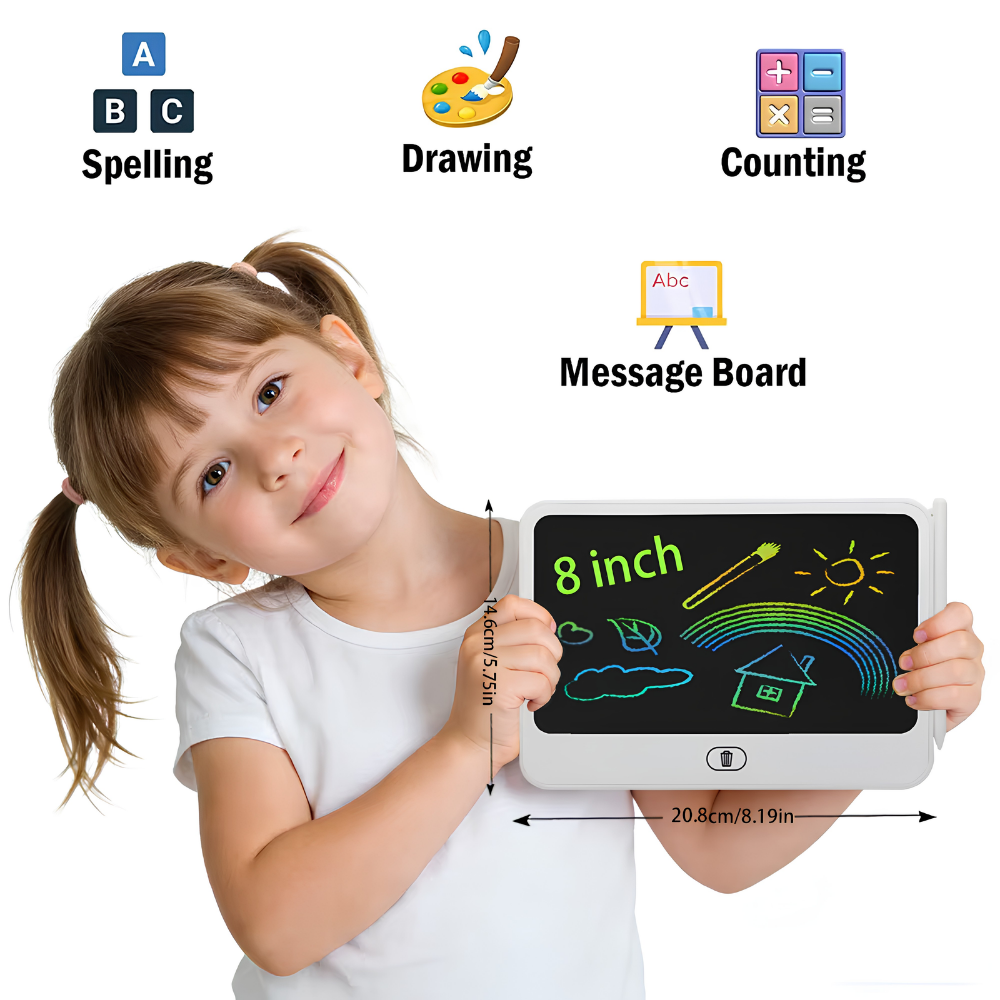 Kids LCD doodle board screen-free drawing toy - photo 7