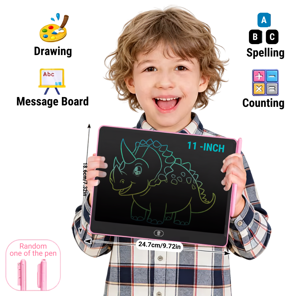 Kids LCD doodle board screen-free drawing toy - photo 15