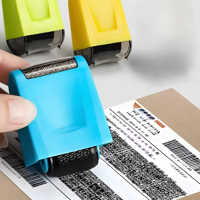 Confidential info roller stamp for post and paperwork privacy - photo 3