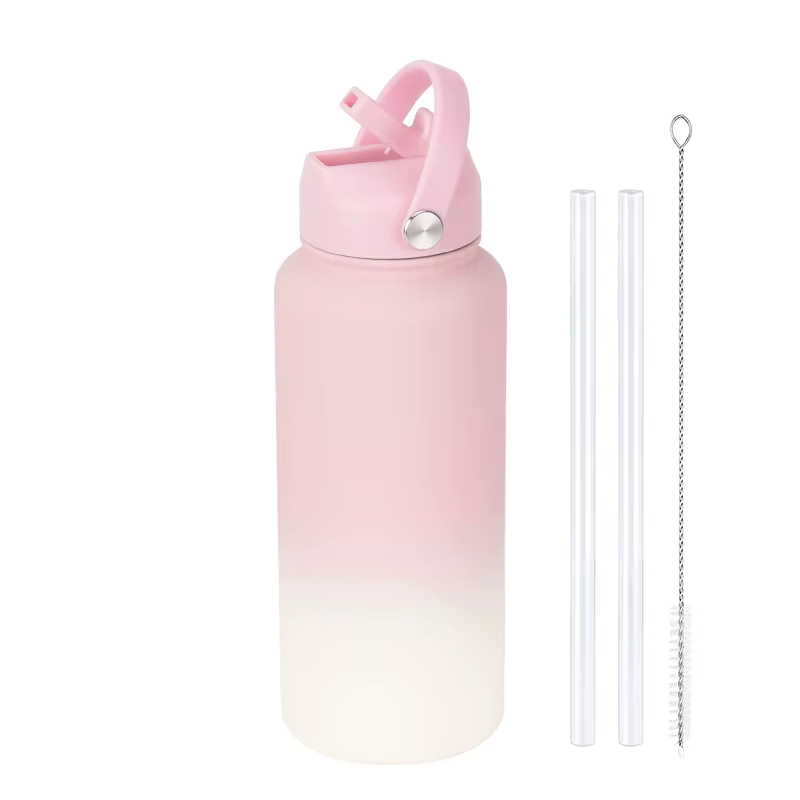 Personalised 1L water bottle with straw - photo 7